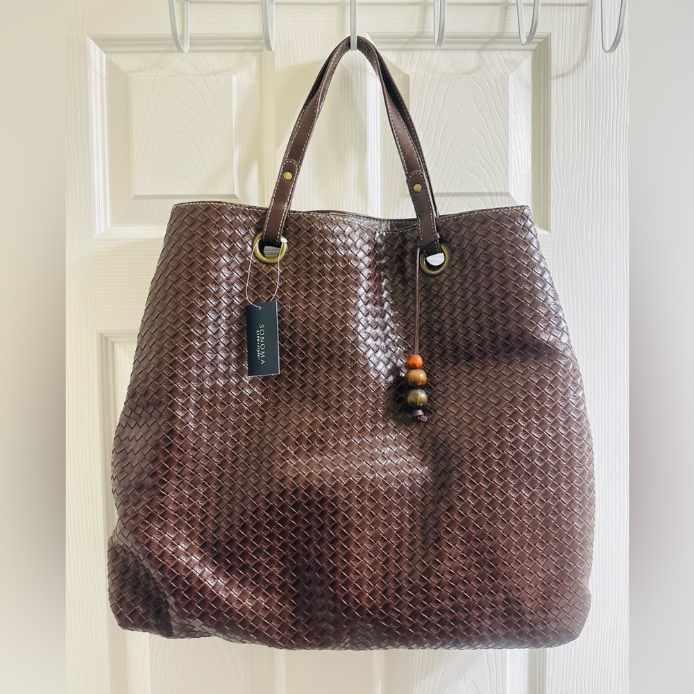 Sonoma Life+Style Large Woven Design Tote